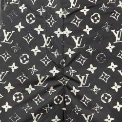 مملوكة مسبقًا Louis Vuitton Black Monogram Print Nylon Jogger Pants M