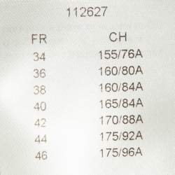 Pre Owned Louis Vuitton Grey Stretch Jersey Sleeveless Mini Dress S