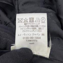 مملوكة مسبقًا Louis Vuitton Hooded Zip Coat Size 38 Black Nylon & Monogram