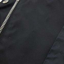 مملوكة مسبقًا Louis Vuitton Hooded Zip Coat Size 38 Black Nylon & Monogram