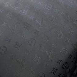 مملوكة مسبقًا Louis Vuitton Hooded Zip Coat Size 38 Black Nylon & Monogram