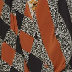 Pre Owned Louis Vuitton X Grace Coddington Multicolour Multipattern Cowl Top S