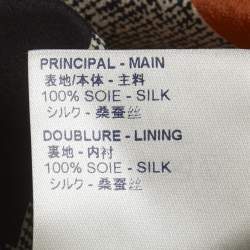 Pre Owned Louis Vuitton X Grace Coddington Multicolour Multipattern Cowl Top S