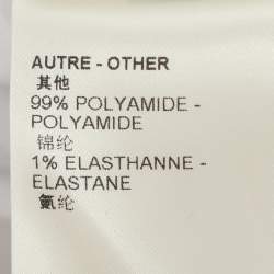 Pre Owned Louis Vuitton White Jersey Chain Print Crew Neck Half Sleeve T-Shirt S