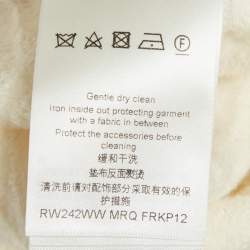 مملوكة مسبقًا شورت لويس فيتون تيري منقوش بكريم مقاس متوسط