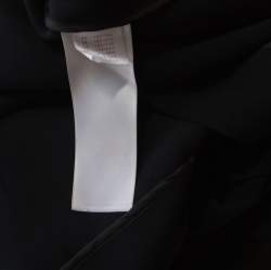Louis Vuitton Black Crepe Knit Long Sleeve Shift Dress S
