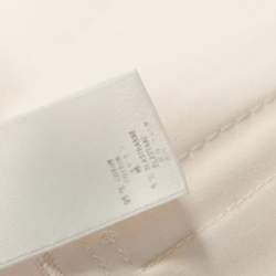 Louis Vuitton Beige Stretch Cotton Straight Fit Trousers M
