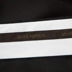 Louis Vuitton Black Mohair Bow Detail Flared Trousers M 