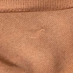 Louis Vuitton Pale Orange Cashmere Button Front Cardigan S