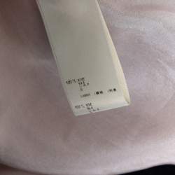 مملوكة مسبقًا Louis Vuitton Black Silk Ruffle Detail Contrast Lined Sheath Dress S