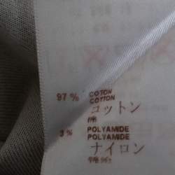 Pre Owned Louis Vuitton Grey Cotton Pocket Print Detail T Shirt S