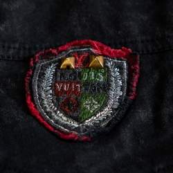 Louis Vuitton Charcoal Grey Denim Tapered Leg Jeans M