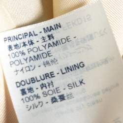 Pre Owned Louis Vuitton Black Rib Knit & Printed Wool Zip Front Mini Dress S