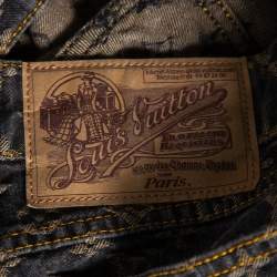 Louis Vuitton Grey Monogram Denim Jeans M