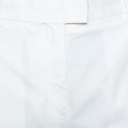 Pre Owned Louis Vuitton White Cotton Shorts S