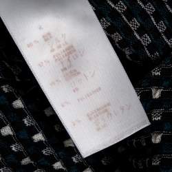 Louis Vuitton Multicolored Silk Knit Flared Short Dress M