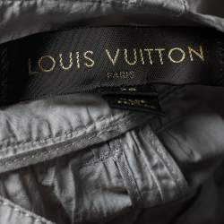 Louis Vuitton Beige Cotton Cargo Pocket Detail Capri Pants S