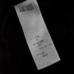 Louis Vuitton Black Lace Button Back Detail Top M