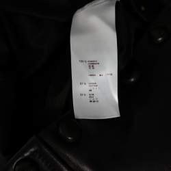 Louis Vuitton Purple Lambskin Leather Mini Skirt M