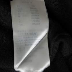 مملوكة مسبقًا Louis Vuitton Black Wool & Sequin Embellished Monogram Detailed Dress M