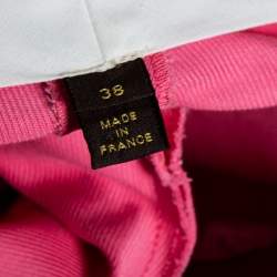 Pre Owned Louis Vuitton Pink Cotton Pleat Detailed Shorts M