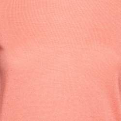 Pre Owned سويتر لوي فيتون تريكو كشمير وصوف وردي مقاس صغير ( سمول )