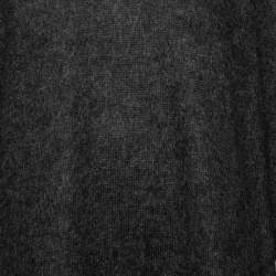 Pre Owned Louis Vuitton Black Wool Sequin Embellished Sweater Dress L