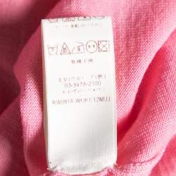 Louis Vuitton Pink Knit Button Front Cardigan XL