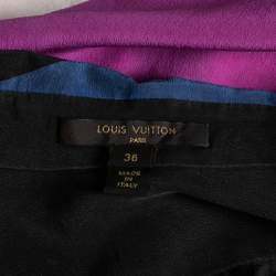Pre Owned Louis Vuitton Multicolor Printed Silk Long Sleeve Shirt S