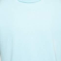 Louis Vuitton Light Blue Cotton Inside-Out T-Shirt S