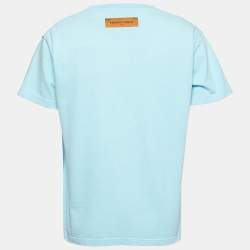 Louis Vuitton Light Blue Cotton Inside-Out T-Shirt S