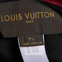 Louis Vuitton Burgundy Cashmere Silk Tie Up Poncho ( One Size )
