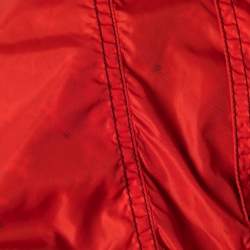 Louis Vuitton Black/Red Monogram Synthetic Reversible Windbreaker Jacket S
