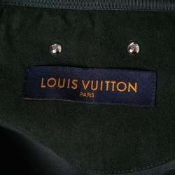 Pre Owned Louis Vuitton Green Cotton Track Suit Set S/L