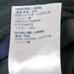 Pre Owned Louis Vuitton Green Cotton Track Suit Set S/L