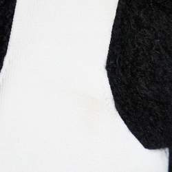 Louis Vuitton Black Mohair & Wool Belted Coat XS