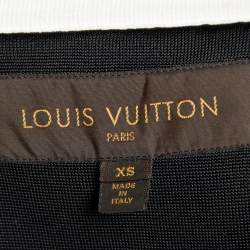 Louis Vuitton Black Mohair & Wool Belted Coat XS