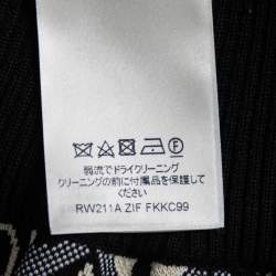 Louis Vuitton Black Since 1854 Monogram Knit Bomber Jacket XS    