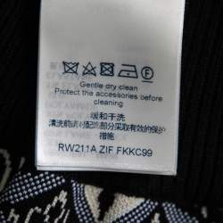 Louis Vuitton Black Since 1854 Monogram Knit Bomber Jacket XS    