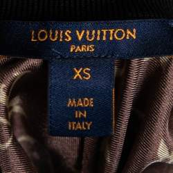 Louis Vuitton Brown Monogram Silk Sweater Dress XS