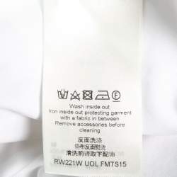 Louis Vuitton White Cotton Coat of Arms Print T-Shirt M