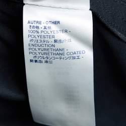 Louis Vuitton Black Cotton Buckle Shoulder Detail Oversized T-Shirt XS