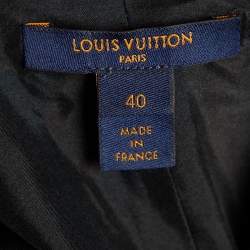 Pre Owned Louis Vuitton Multicolor Cotton & Linen Mini Dress M