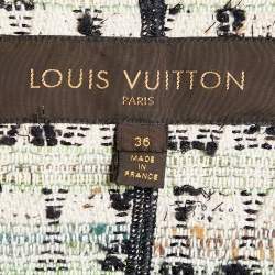 Louis Vuitton Multicolor Tweed Sleeveless Multi Pocket Vest M