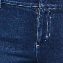 Pre Owned Louis Vuitton Dark Blue Denim Skinny Jeans M Waist 30"
