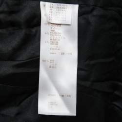 Pre Owned Louis Vuitton Burgundy Tweed Long Coat S