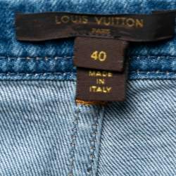 مملوكة مسبقًا Louis Vuitton Blue Denim Skinny  Jean M Waist 30”