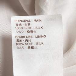 Louis Vuitton White Printed Silk Sleeveless Midi Dress L