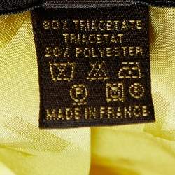 Louis Vuitton Yellow Tweed Blazer & Skirt Set M