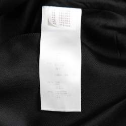 Pre Owned Louis Vuitton Black Crepe Cape Sleeve Short Dress S